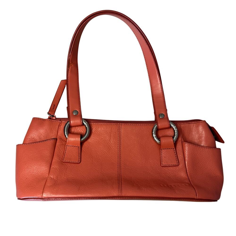 Kenneth Cole Reaction Y2K Salmon Pink bag purse handbag - Picture 2 of 6
